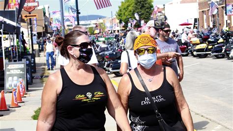 Sturgis Motorcycle Rally Draws Thousands Many Without Masks Amid