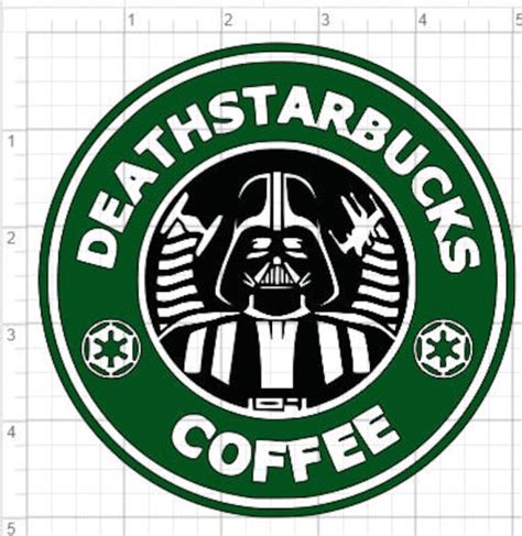 Star Wars Inspired Coffee Design Svg Eps Dxf Pdf Studio 3 Cut Etsy