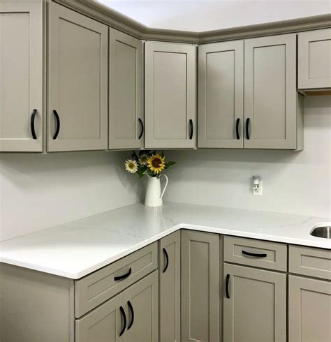 Get expert advice on kitchen cabinets, including inspirational ideas on styles, materials, layouts and more. Stone Harbor Gray Kitchen Cabinets - Builders Surplus