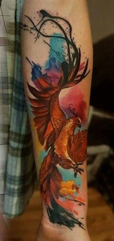 Phoenix tattoos can be designed in many sizes the tattoo of the phoenix would normally signify many of the qualities this legendary creature is supposed to have had. 109 Best Phoenix Tattoos for Men | Rise From The Flames ...