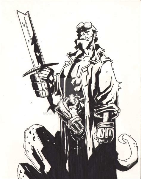 Hellboy Sketch Ii By Popstata On Deviantart