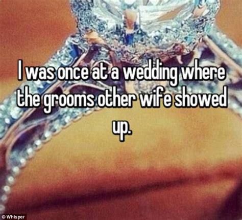 Whisper Reveals The Most Awkward Wedding Moments Ever Daily Mail Online
