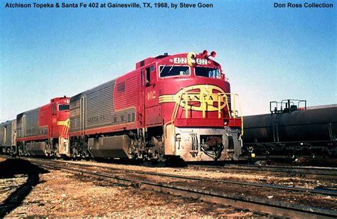 Topeka And Santa Fe Atsf Ge U30cg Railroad Photography Railroad