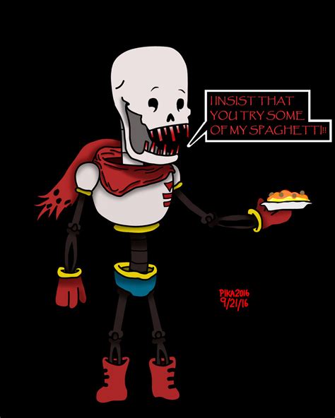Horrortale Papyrus First Attempt By Pikayolo On Deviantart