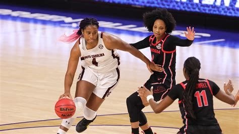 South Carolina Defeats Georgia To Win The Sec Womens Basketball Tournament