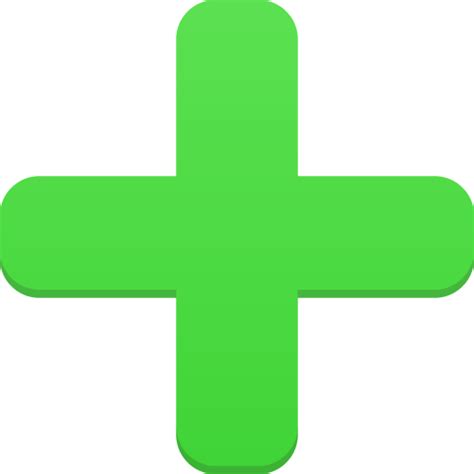 Green Plus Sign Icon 4778 Free Icons Library
