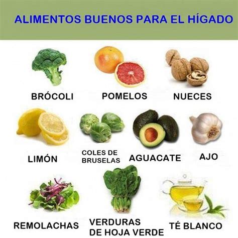 21 alimentos buenos para el hígado dieta hepatoprotectora