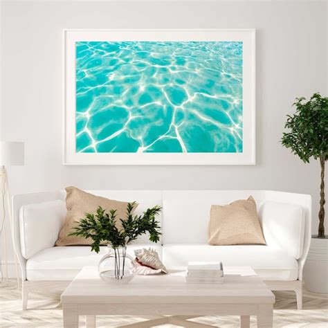 Teal Ocean Art Etsy