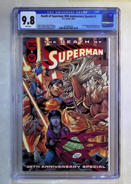 Death Of Superman 30th Anniversary Special 1 2022 Dc Comics 1st