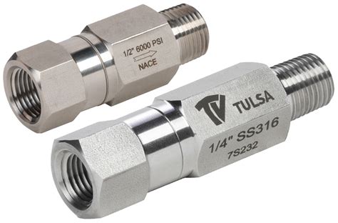 In Line Check Valves Brass Or Stainless Steel In Line Check Valves