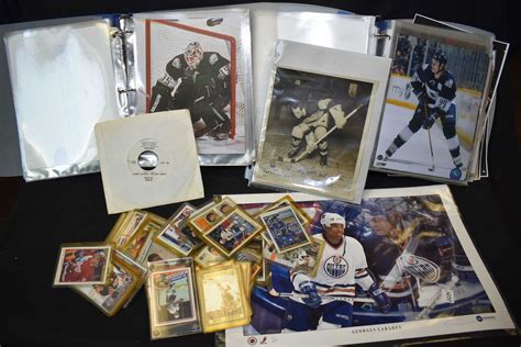 Selection Of Hockey Collectibles Including George Laraque Signed Photo