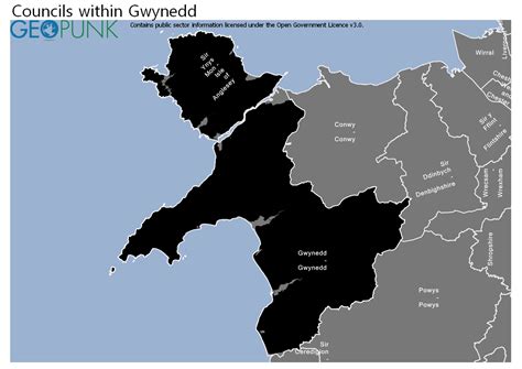 Map And Details For Gwynedd Council Local Authority