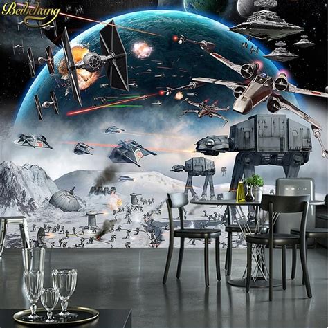 Beibehang Custom 3d Photo Wall Paper Star Wars Children Room Bedroom