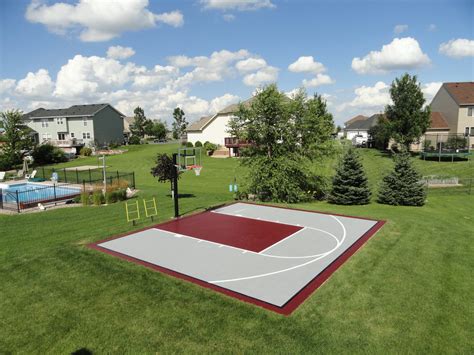 Outdoor Basketball Courts Game Courts Millz House Snapsports Mn