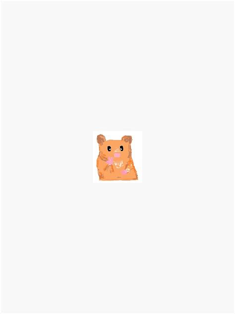 Paint Pals Hamster Peace Meme Sticker For Sale By Loxy Ham Art