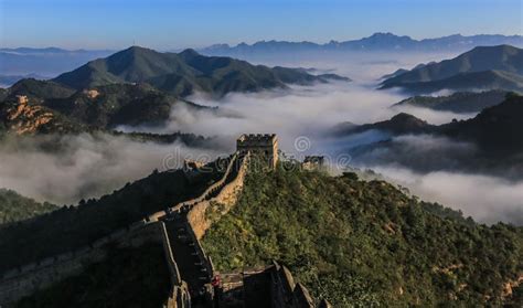 The Great Wall Scenery Stock Photo Image Of Wall Seven 68850326