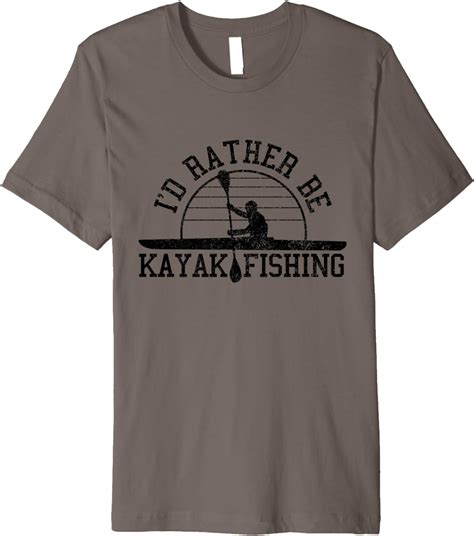 Kayak Fishing Funny Kayak Fisherman T Premium T Shirt