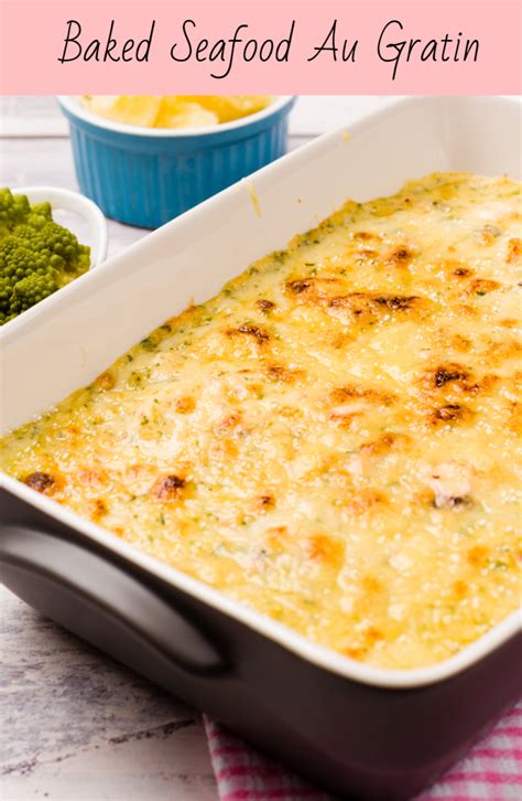 I first sampled this casserole at a baby shower and founds myself going back for more! Baked Seafood Au Gratin | Recipe | Seafood entrees ...