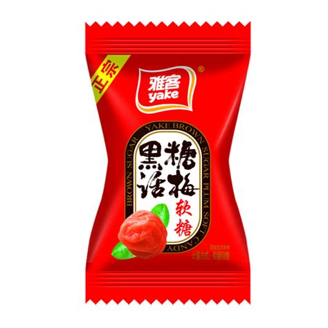 Brown Sugar Plum Gummy Jelly Candychina Yake Price Supplier 21food
