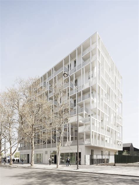 New Social Housing Project In Paris Features A Balcony Network Design