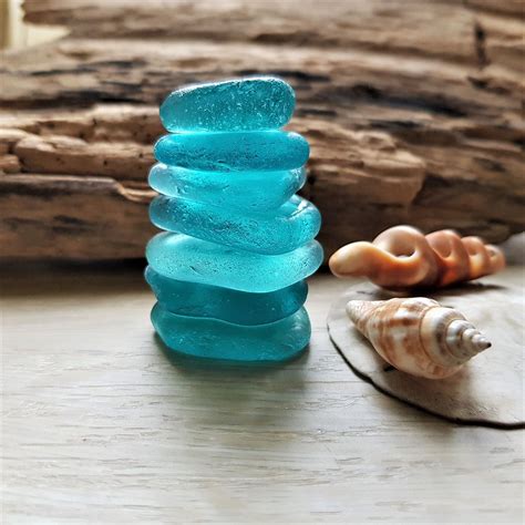 Genuine Sea Glass Teal Sea Glass Inspire Uplift