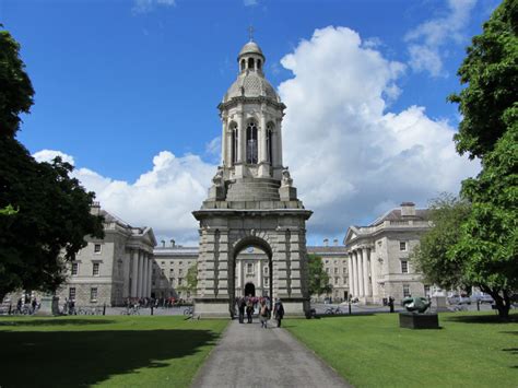 Trinity College Campanile Trinity University Dublin City 1853