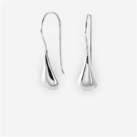 Silver Teardrop Earrings The Best Original Gemstone