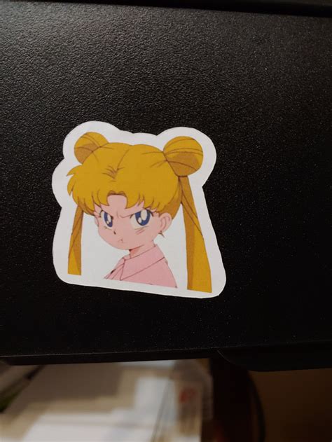 Usagiserena Tsukino Pout Sticker Cute Silly Funny Die Cut Etsy