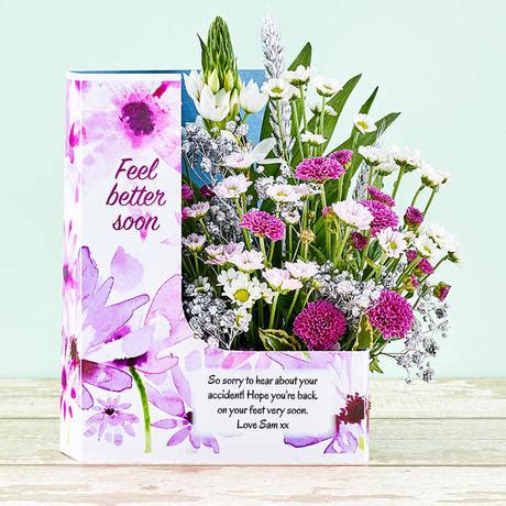 Get well soon flowers give the recipient that mental boost which can help physical healing too. Get Well Soon Flowers & Personalised Get Well Soon Cards ...