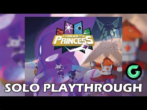 Solo Playthrough PREVIEW Of Conquest Princess Board Game YouTube