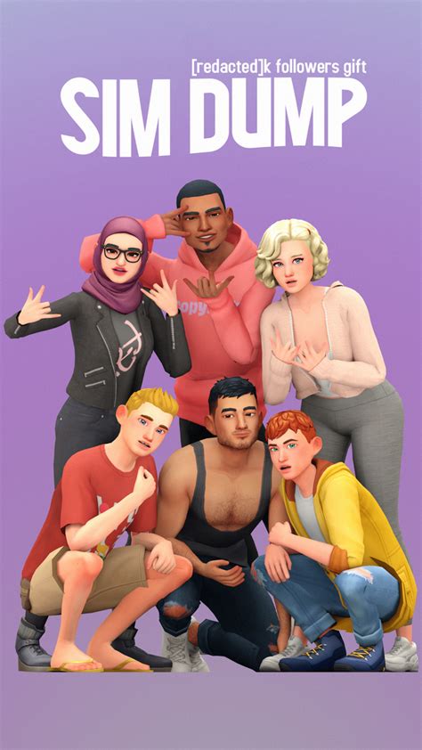 Sims Dump Marso On Patreon Sims Sims 4 Characters Sims 4