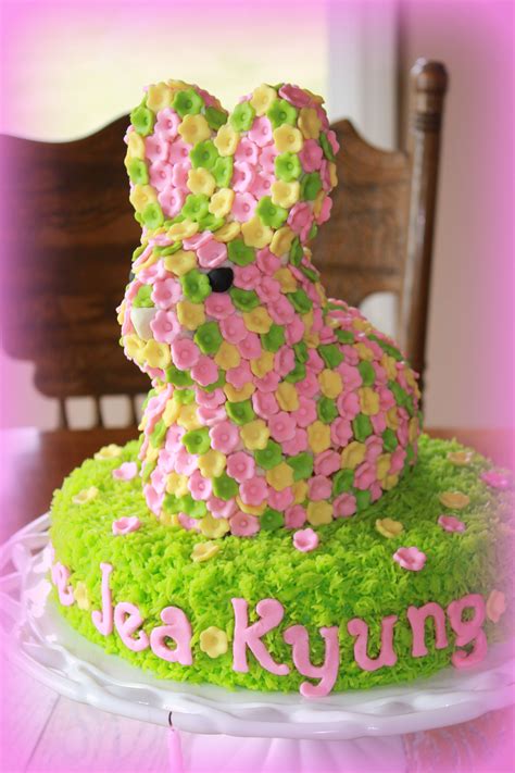 Year Of The Rabbit First Birthday Cake Easter Bunny Cake Easter Bunny