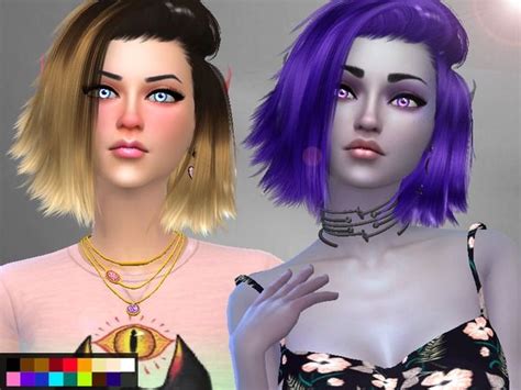 The Sims Resource Stealthic High Life Hairstyle Retextured By Sims 4