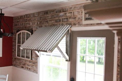 Corrugated Metal Awning Diy Two Paws Farmhouse