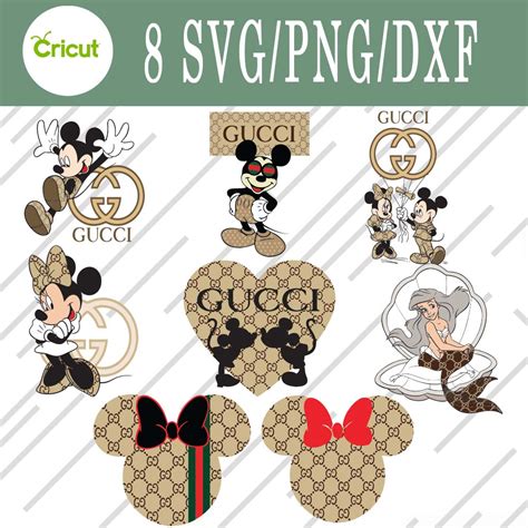 Mickey Gucci Svg Mickey Gucci Bundle Svg Png Dxf Cutting Inspire