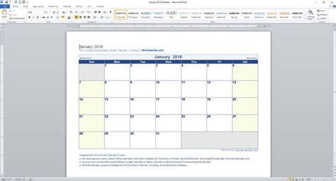 8 Top Place To Find Free Calendar Templates For Word Free Calendar