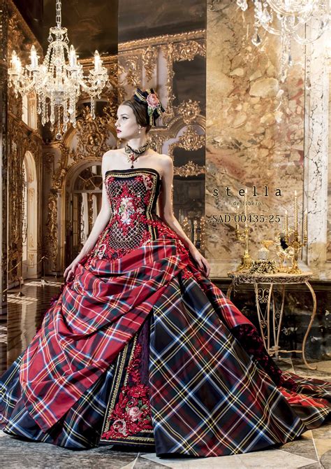 Stella De Libero Tartan Fashion Gowns Pretty Dresses