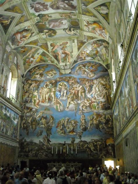 When michelangelo took the scaffolding down he twice adjusted the scale of his figures, making them larger and grander. Lighter Side of Life: The Last Judgement - on Sistine ...