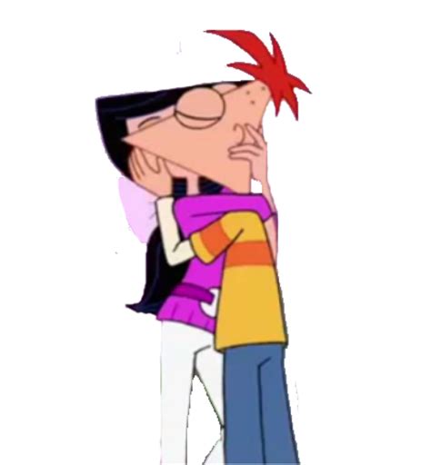Isabella And Phineas First Kiss As Teenager By Thinknoodleskopi On