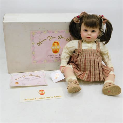 Buy The Adora Name Your Own Baby Girl Doll 20in Light Brown Hair Brown