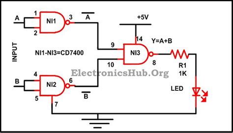 Electroninks shows us how to create and gate logic using circuitscribe. Basic Logic Gates using NAND Gate | NOT, OR, AND Gates ...