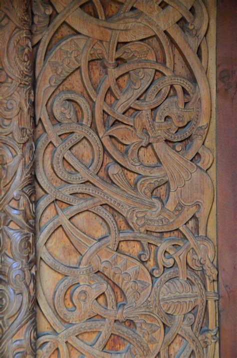 Wood Carving Art Viking Art Celtic Art