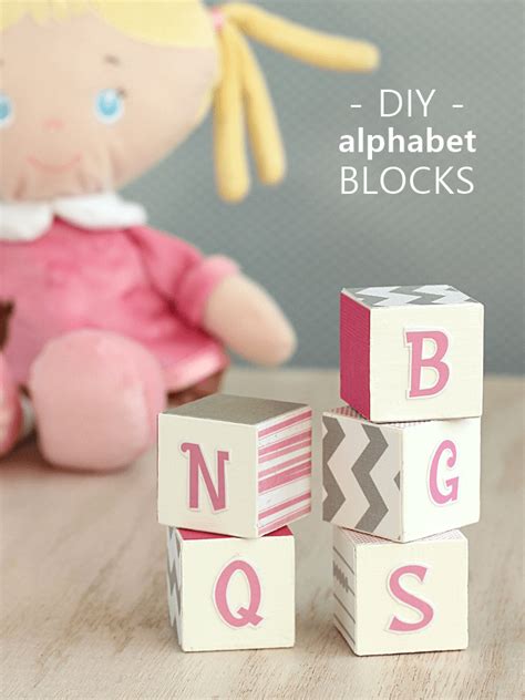 Share the post yellow owl workshop's diy alphabet. DIY alphabet blocks - Mod Podge Rocks