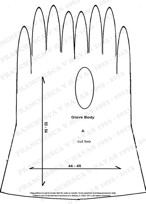 Information On How To Make Gloves Glove Pattern Sewing Patterns