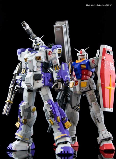 Rx Gundam Comparison Images By Gundam Efsf Images Via Gundam Efsf Gundam Gundam