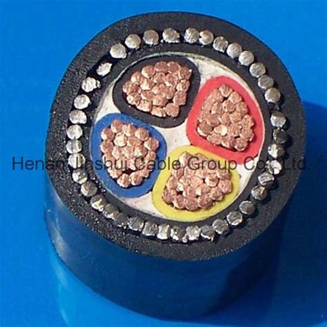 4 Core Low Voltage Armored Copper Power Cable 50mm2 Jytopcable
