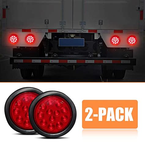 Buy Gampro 4 Round Led Stop Turn Tail Light 12v Truck Trailer Tail