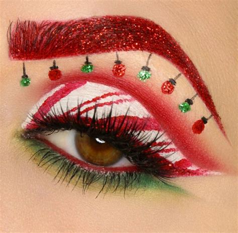 Xmas Makeup Christmas Eye Makeup Holiday Makeup Eye Makeup Art Eye