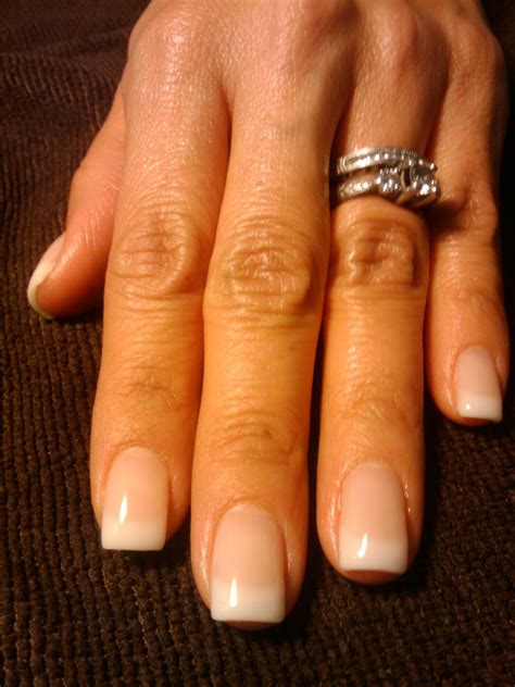 Let S Make Your Nails Pretty Pink And White Gel Overlay Gel Overlay