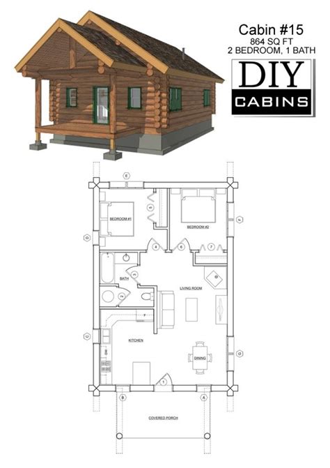 Log Home Plan Log Cabin Floor Plans Small Cabin Plans Cottage Floor
